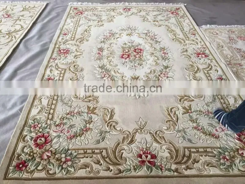 chinese traditional beijing design wool carpet chinese antique design carpet oriental handmade wool carpet