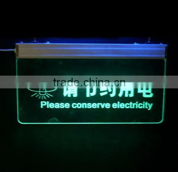 Super quality professional acrylic led lights sign light box