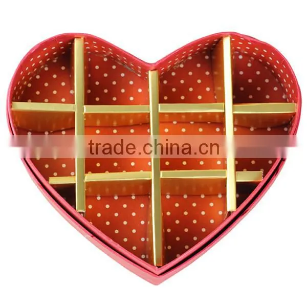 Luxury Heart Shape Chocolate Packing Box