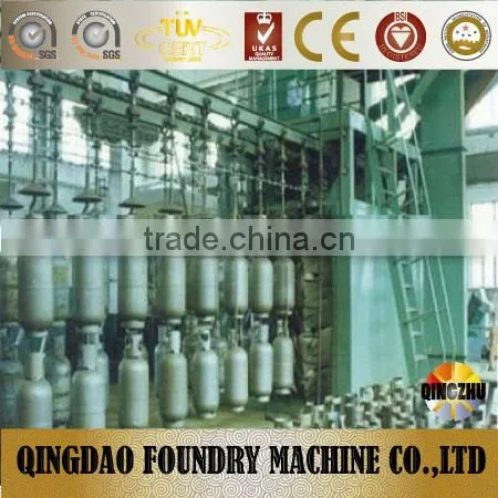 Cylinder Shot Blasting Machine / Gas Bottle Shot Blaster