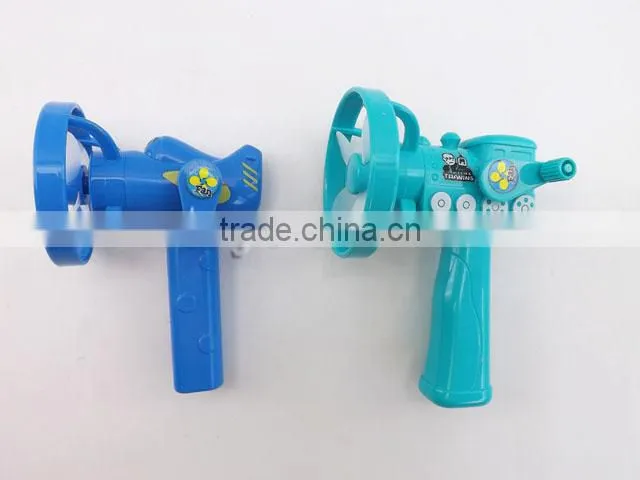 Cartoon train hand of plastic summer fans toy