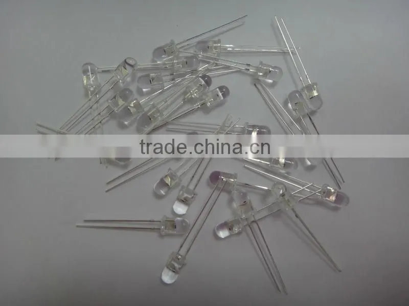 3mm yellow Flickering LEDs 3v