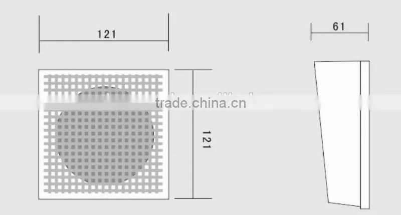 WS-625 series wall hanging speaker, pa speaker box