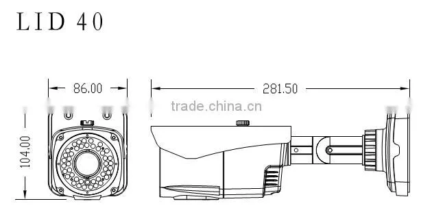 Special going tech auto zoom weatherproof ir bullet 960P ahd cctv camera