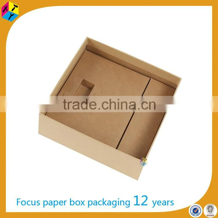 recycled paper small brown box with lid