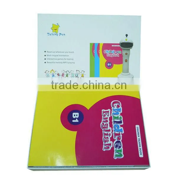 Kids basic english books teaching pen ELP-01