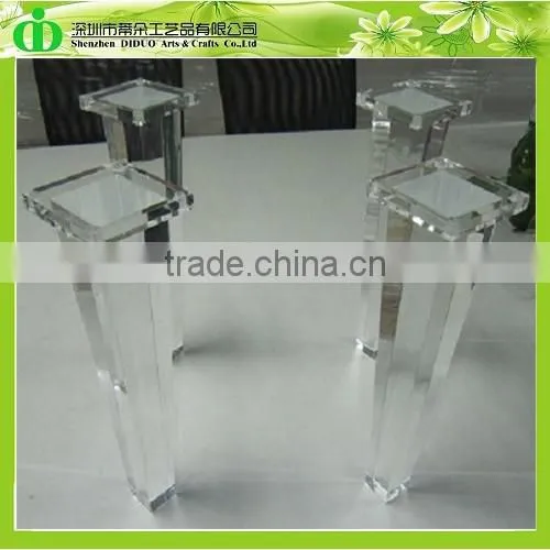 DDH-L118 Trade Assurance Modern Acrylic Table Leg Round Base