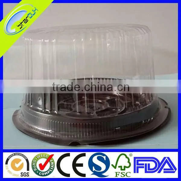 clear plastic cake box packaging