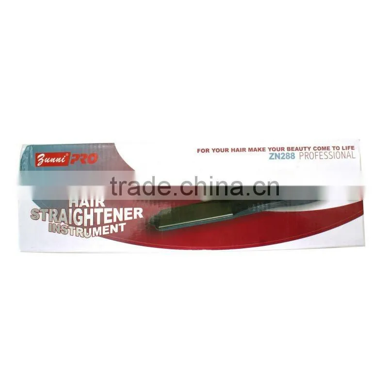 ZN288 professional hair straightener,hair flat iron B010