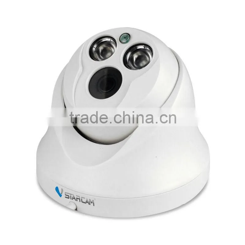 New H.264 PnP HD home security camera wired ip dome camera