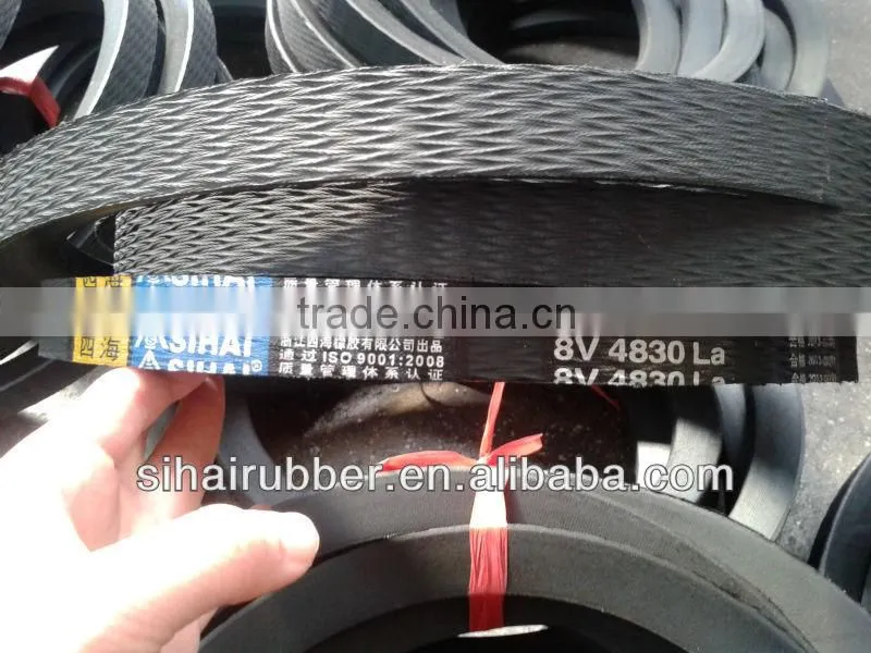 Wedge wrapped rubber v belt factory