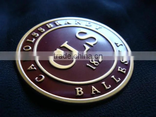 High quality custom metal embossed logo