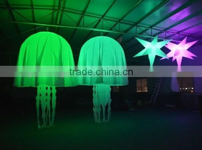 Stage decoration LED jellyfish inflatables inflatable decorating jellyfish balloon
