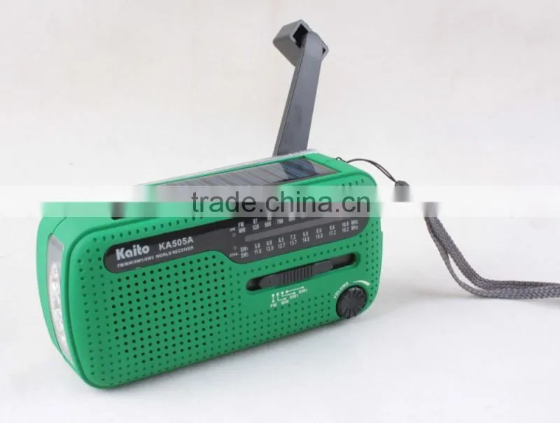 3 Super-bright LED Torch,Portable Mini AM/FM/SW World band Radio