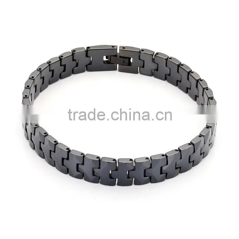 High quality IP black tungsten friendship bracelets bulk