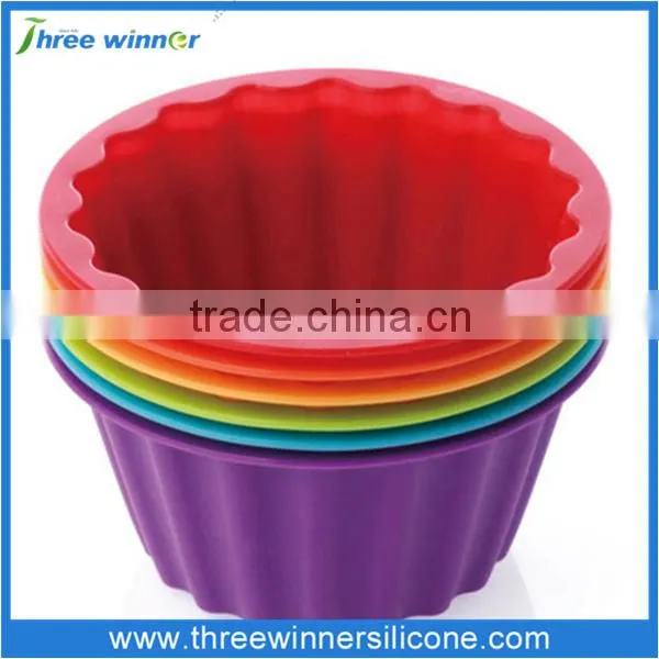 Wholesale heat resistant cake decoration silicone cake molds