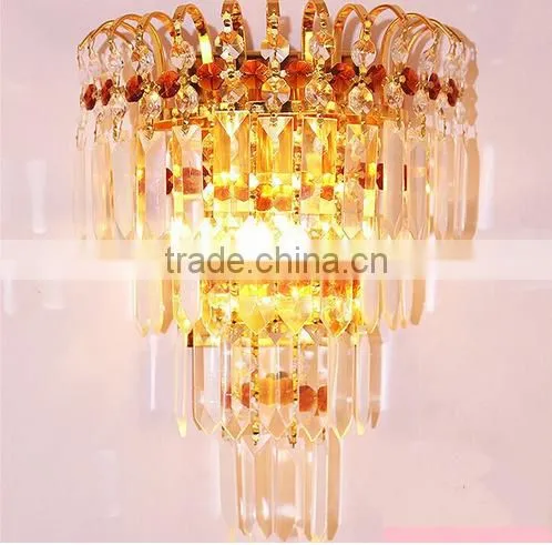 Elegant crystal light bead for wall lamp