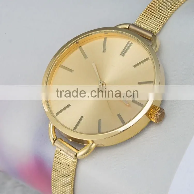 New models from Doris Watch pure silver mesh band big dial simple style women bracelet ladies watch