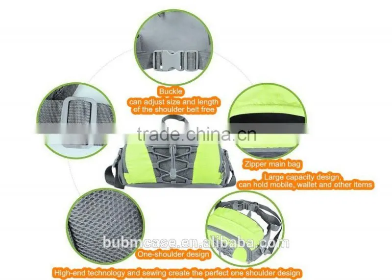Good Fashion Casual Waist Bag Waist Pack Fanny Pack Waterproof Running Bags Purse Mobile Phone Case for SAMSUNG IPHONE 5/6 pocke