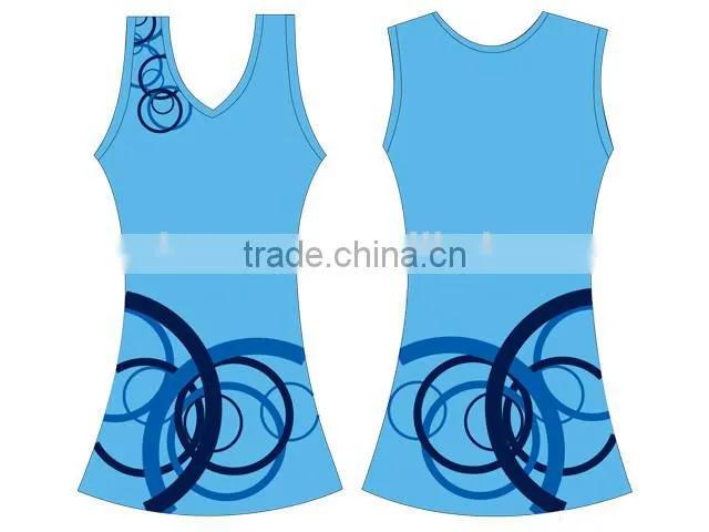 Cheap full sublimation netball dress