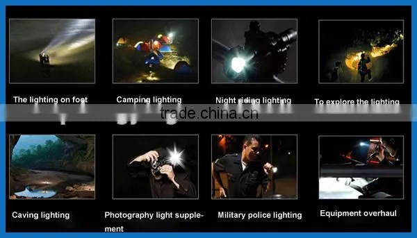 Rechargeable T6 head light for camping/hunting products Waterproof Led Head light