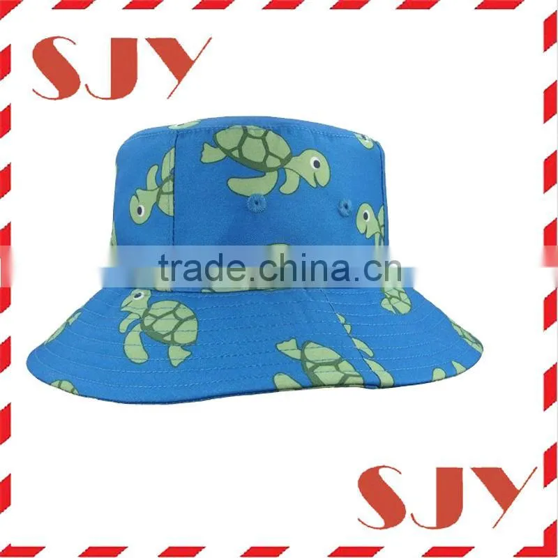 Colorful good quality bucket hat kids golf hat