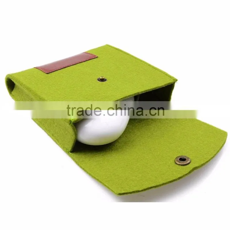 2016 new hot selling wool felt+ PU laptop sleeve bags with mouse bag for apple Macbook air pro , pro retina 11" 13.3" 15.4"