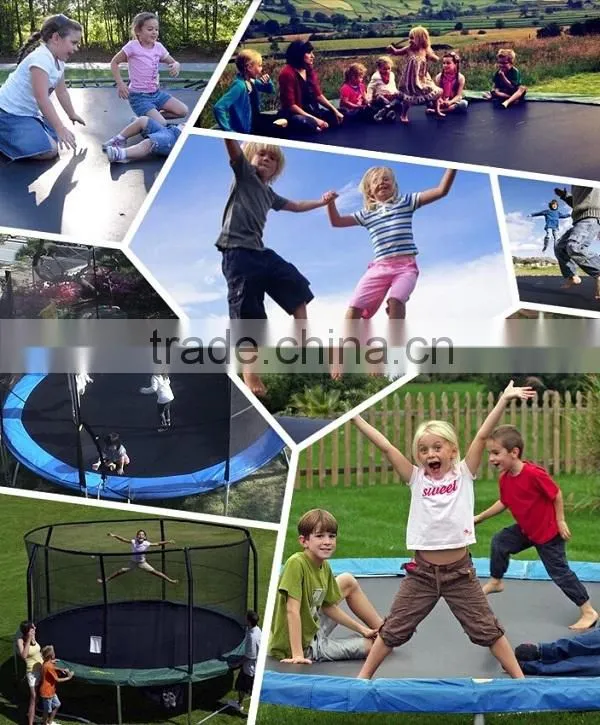 2015 hot sale portable trampoline(10feet to 16 feet), outdoor/indoor portable trampline