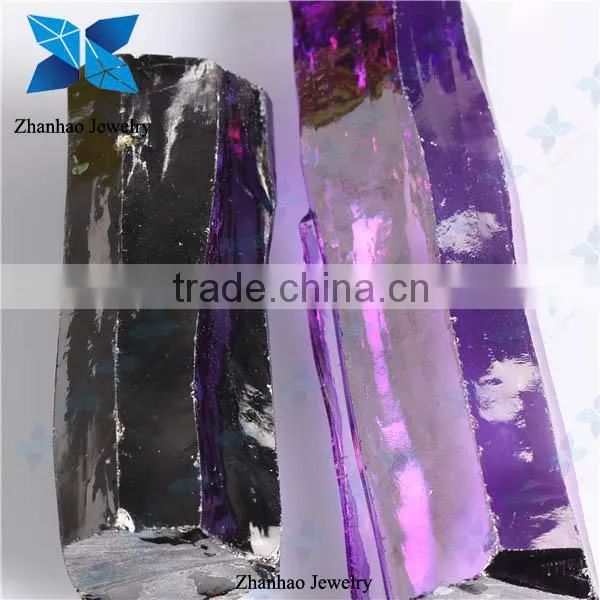 AAA zircon hot sale violet cubic zirconia rough stone