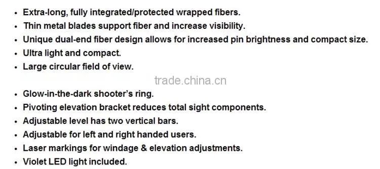 Fashionable Design GY2 Compound bow sight 5 Pins