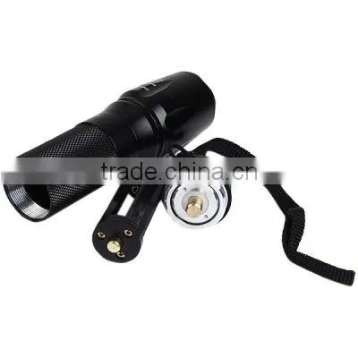 zoom aluminum flashlight keychain portable led flashlight
