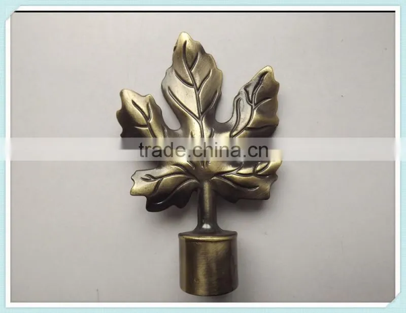 Antique Brass Iron Curtain Rods For Home Decor