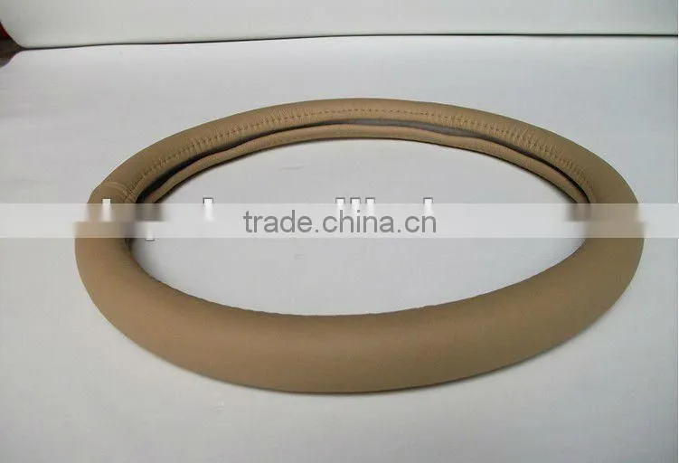top class cow hide cool steering wheel cover without any printing