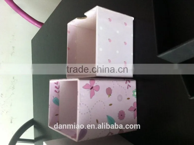 Delicate high quality paper tube/can for jewelry /ornaments