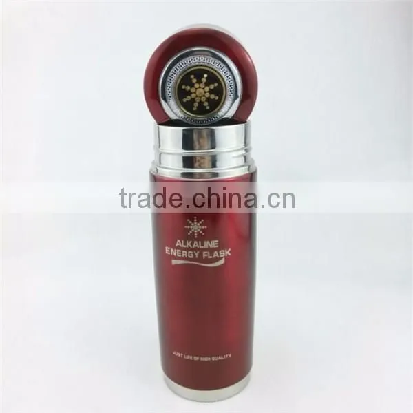 Alkaline water flask with carrybag packaging