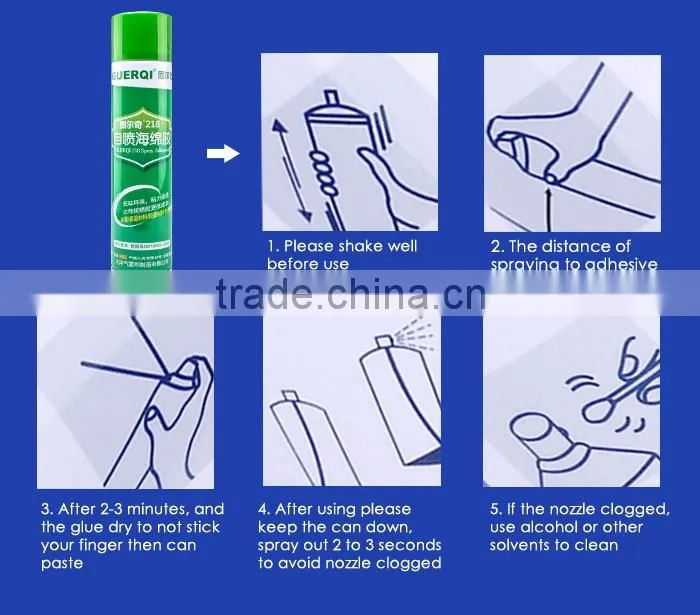 Liquid Polyurethane Laminating Adhesives Leather Sponge Spray Adhesive