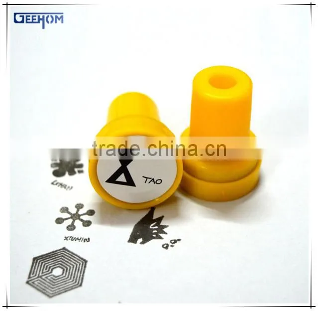 children ink stamp round shape