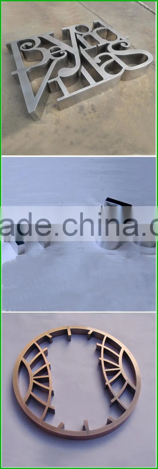 Architectural Grade Fabricated 304 Stainless Steel Letter