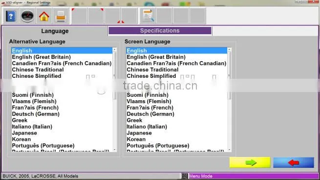 used V3DI digital wheel alignment machine for car diagnostic