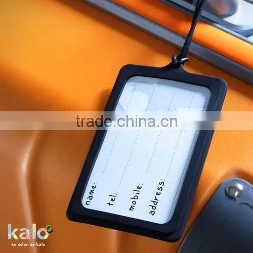 Traval silicone luggage tag new design
