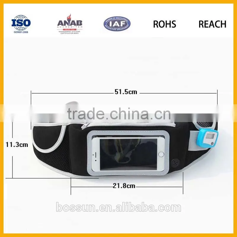 Nylon Bum Bag Fashionable Waist Bag Outdoor Activity Phone Wallet Bag for Men and Women