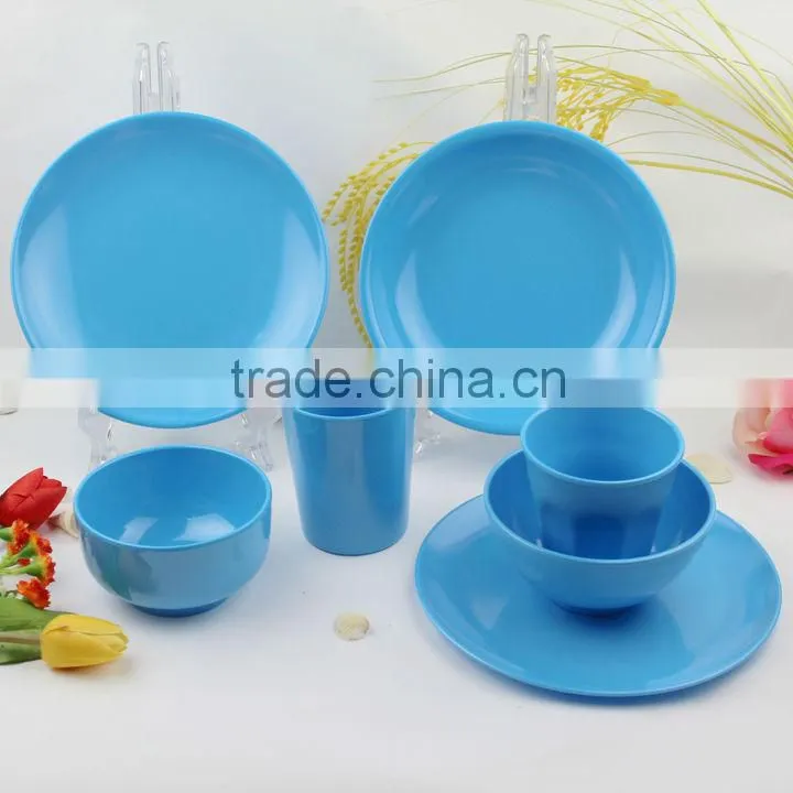 food grade melamine colorful dinner set