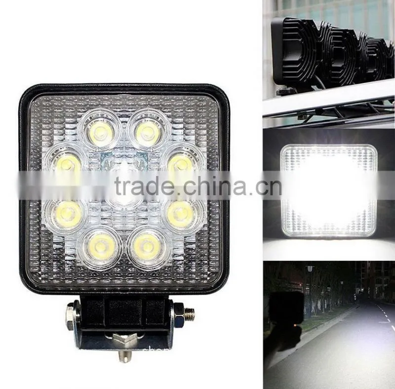 Top selling products 2016 work led light27w led work light for offroad led lighting