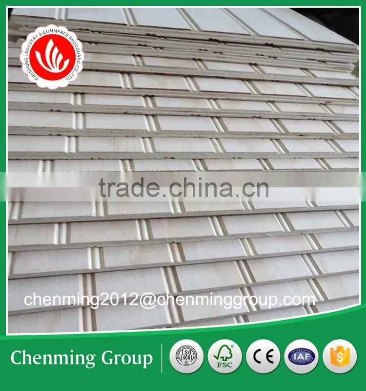 Slot pine plywood