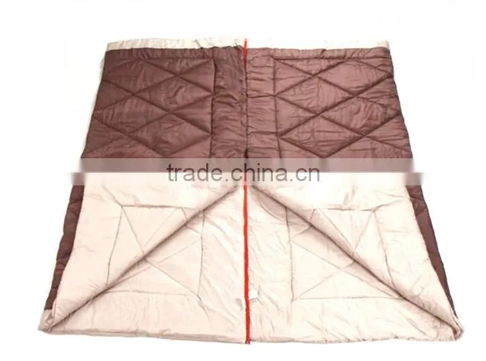 Portable camping outdoor 100% cotton flannel sleeping bag