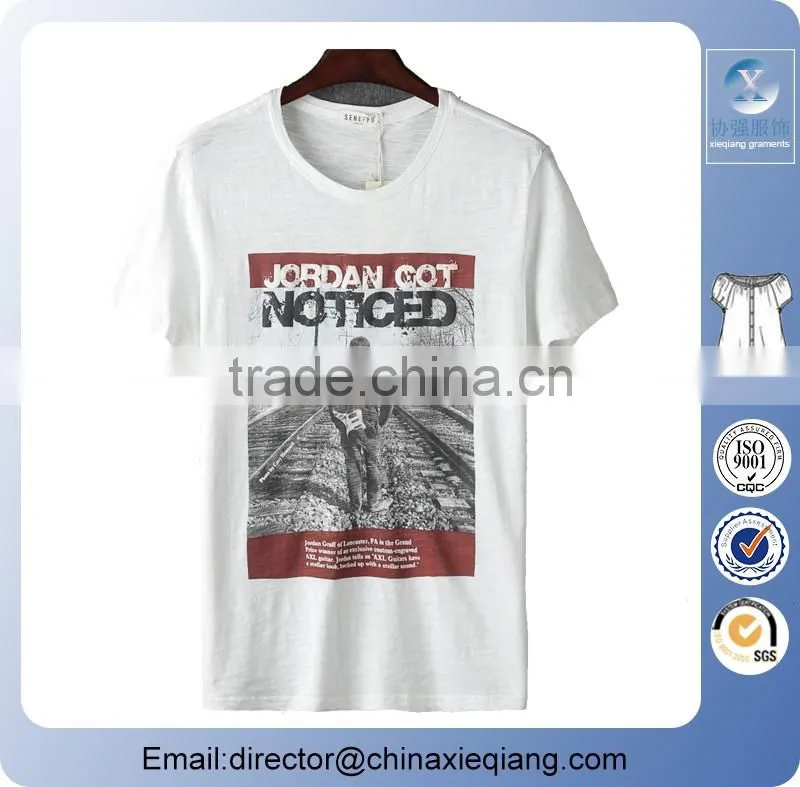 custom screen print t-shirt/t shirt price china/men t shirt wholesale