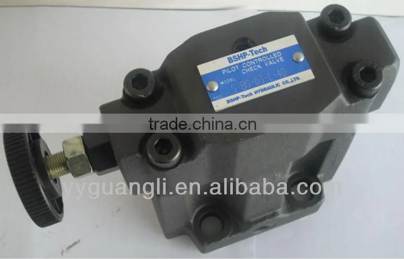 Low Noise Type Pilot Operated Relief Valves S-BG-03/06/10 25MPa