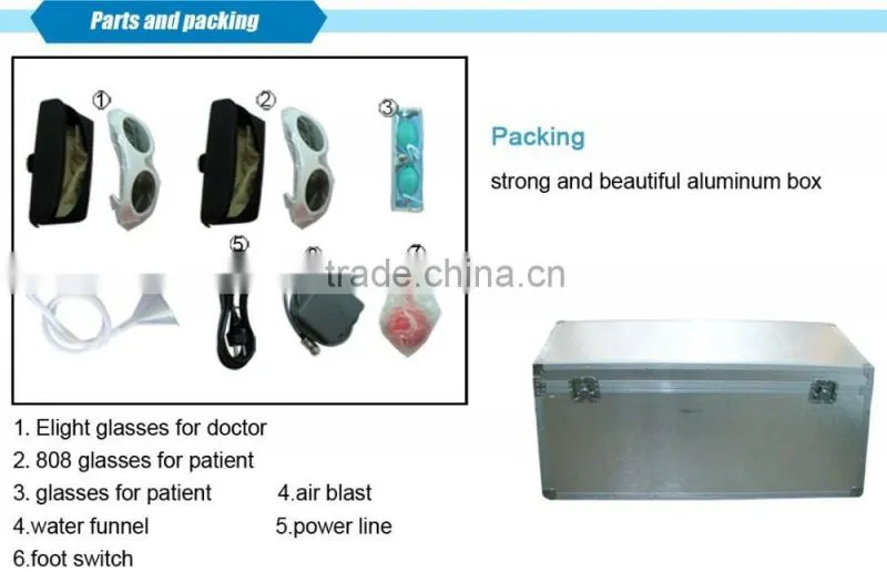 Portable 808nm diode laser epilator hair removal / laser hair removal machine price
