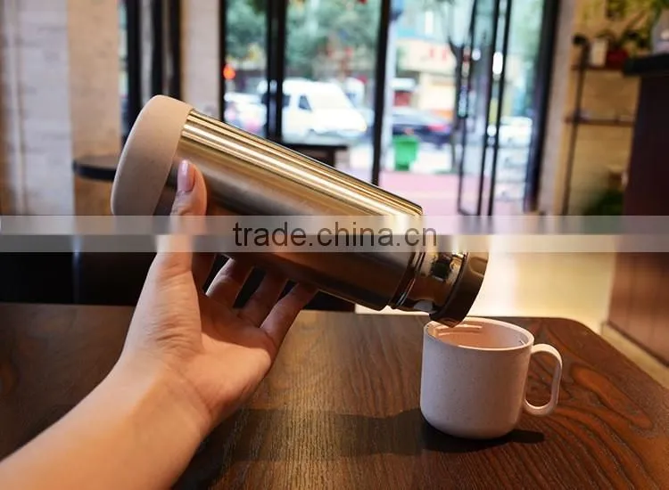 2016 New design vacuum Insulated double-wall stainless steel sports bottle