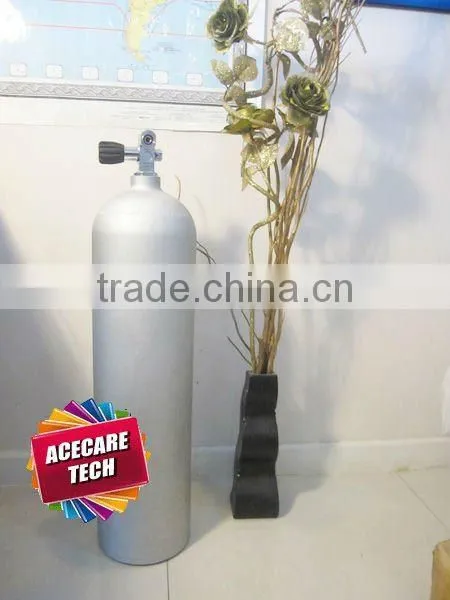 Compressed air gas cylinder for diving -12L aluminum gas cylinder for diving